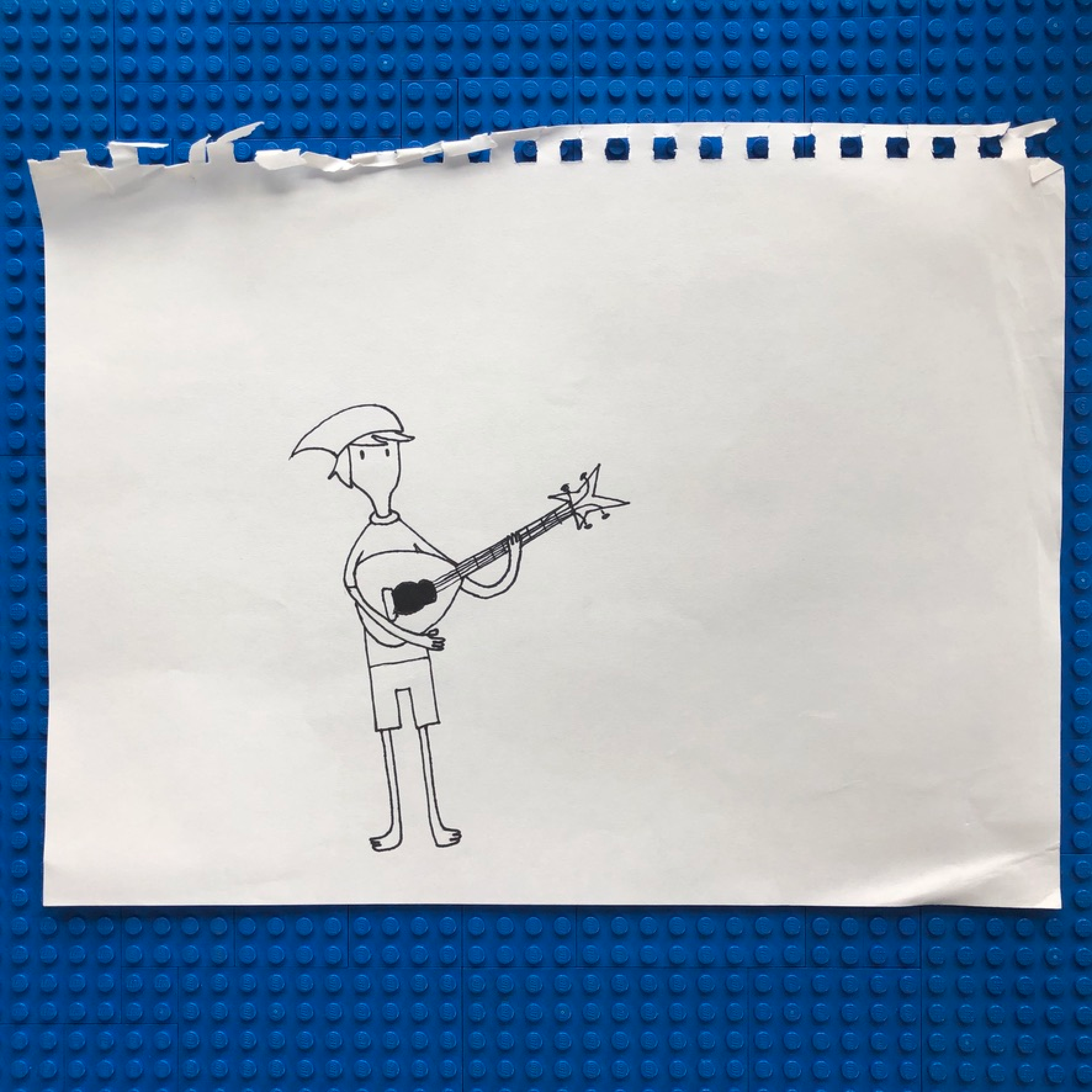 illustration of character playing guitar